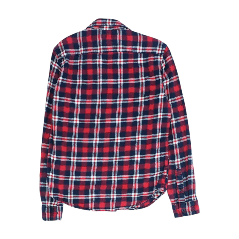 Red Plaid Flannel Button Down - Image 2