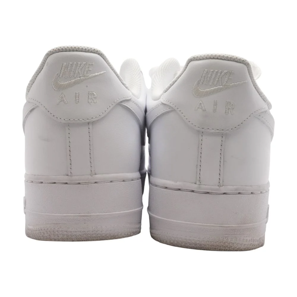 AF1 White Low Top Athletic Shoes - Image 2