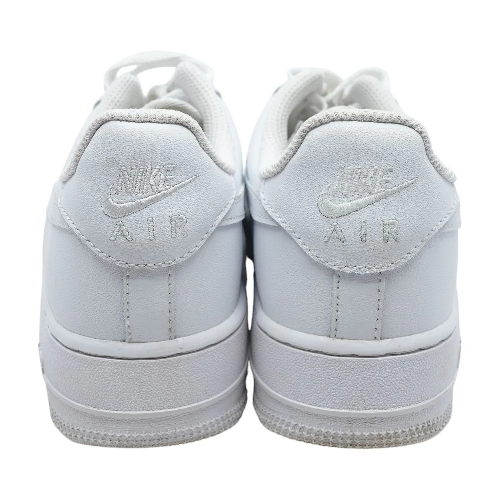 Air Force 1 '07 White Leather Low Top Athletic Shoes - Image 2