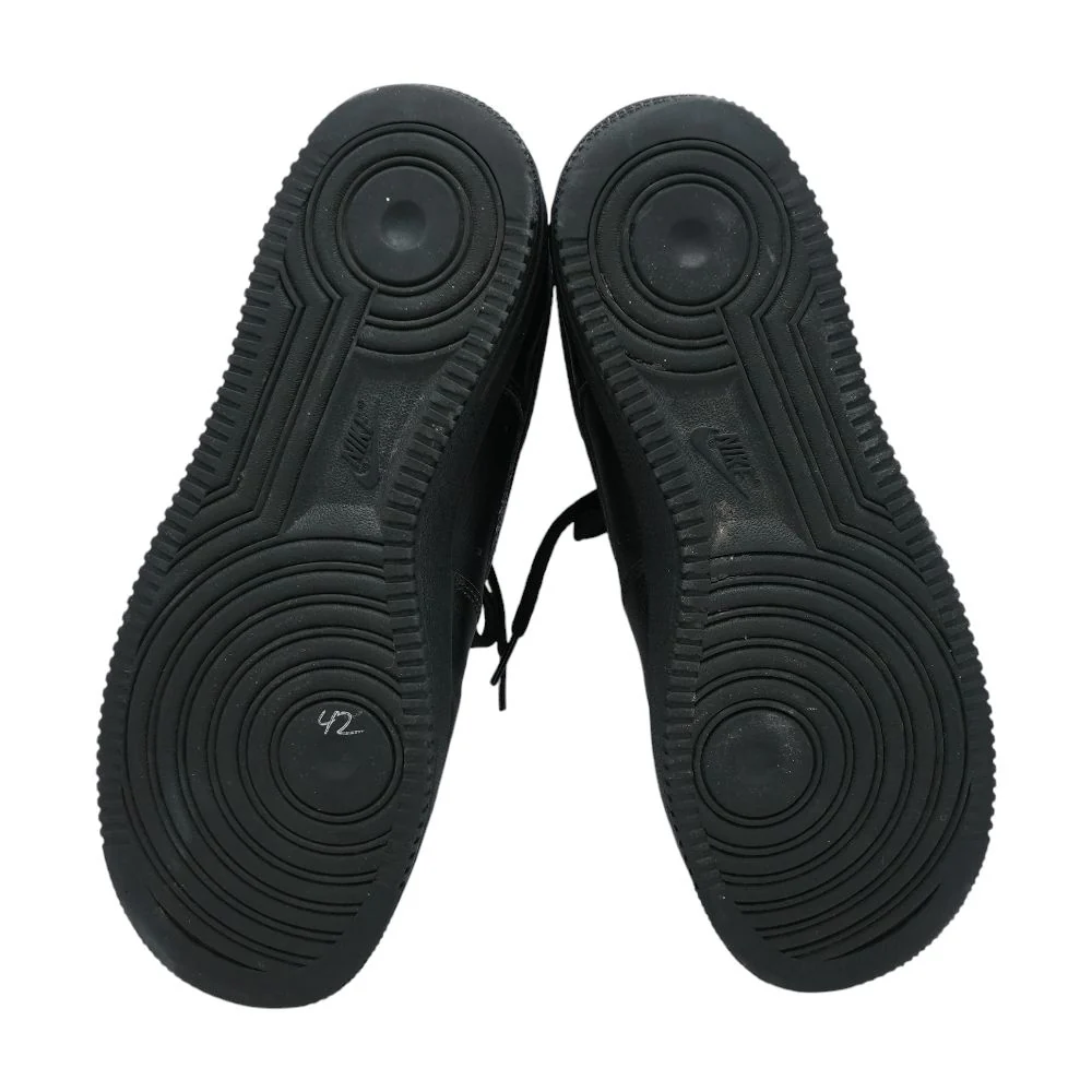Air Force 1 Black Low Top Athletic Shoes - Image 3