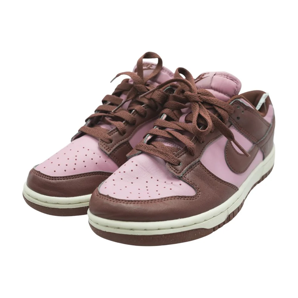 Air Max Burgundy and Pink Low Top Athletic Shoes