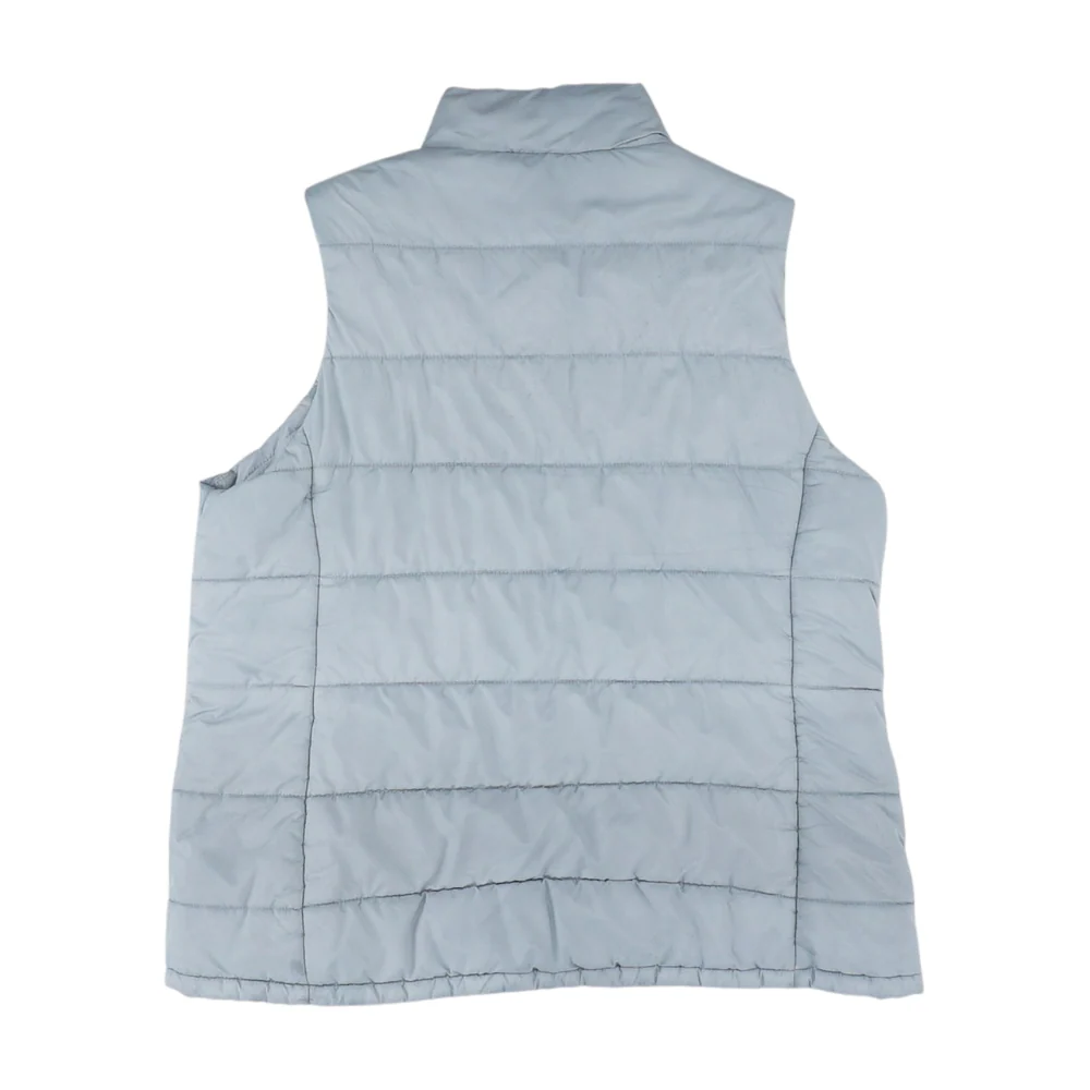 Gray Solid Casual Vest - Image 2
