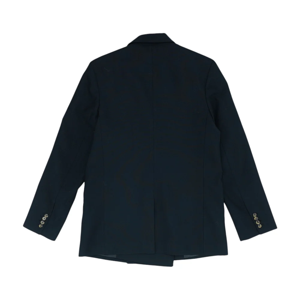 Black Solid Blazer - Image 2