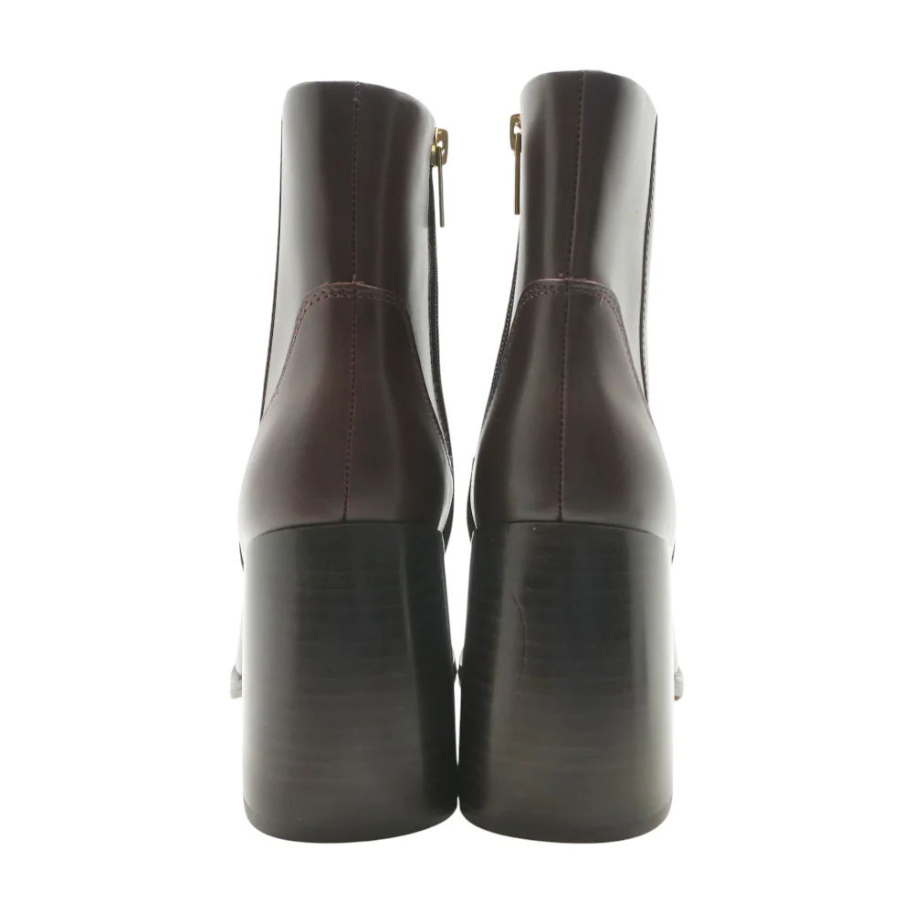 Burgundy Ankle Boots - Image 2