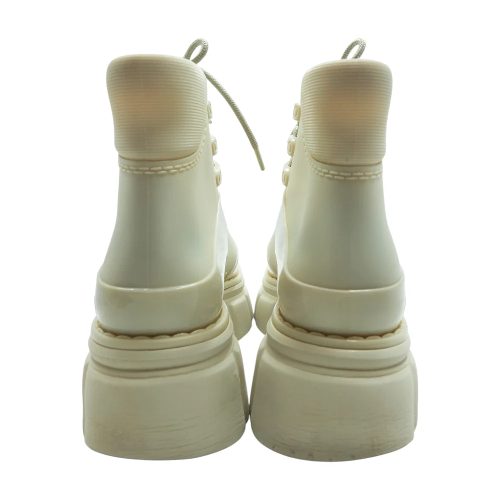 Ivory Ankle Boots - Image 2
