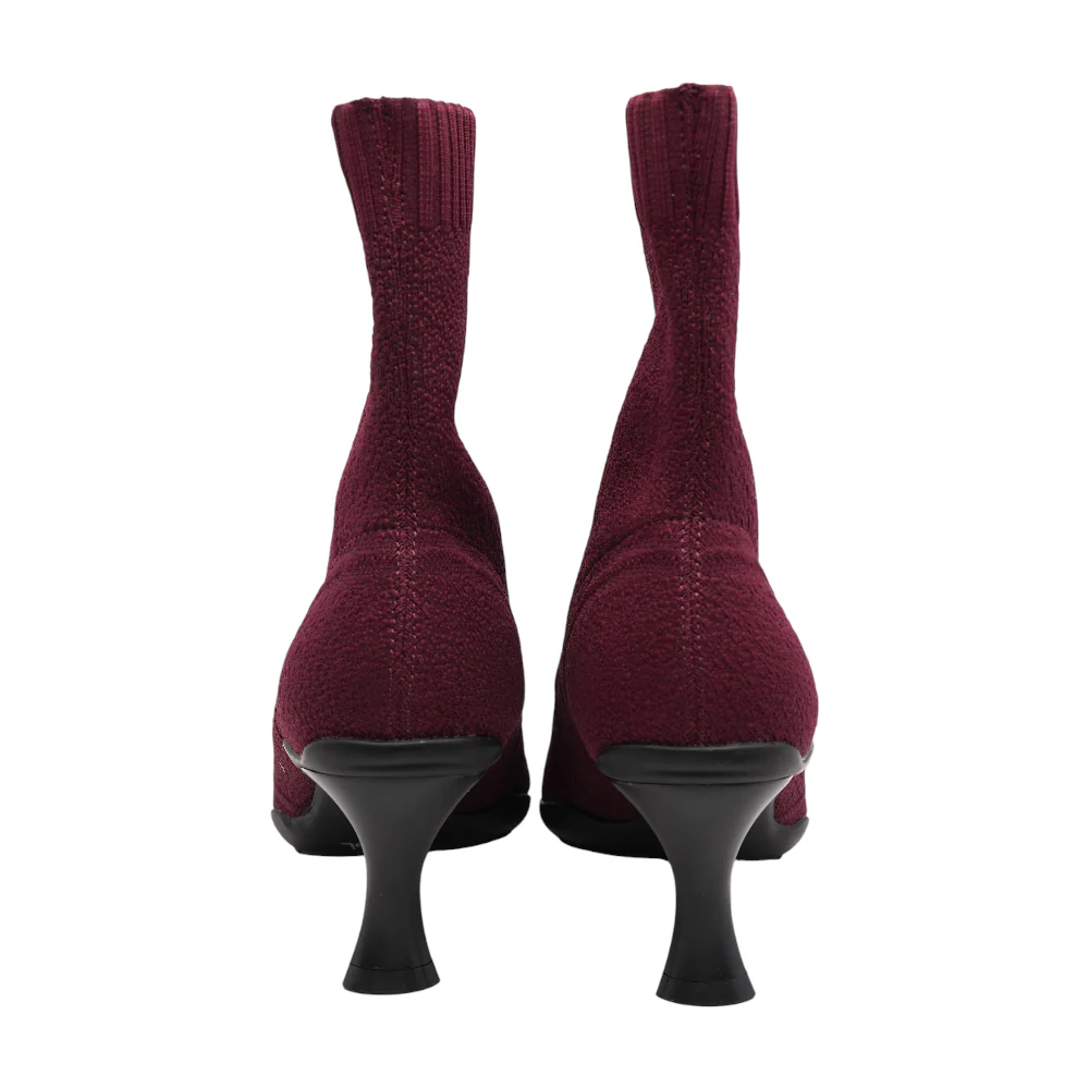 Burgundy Ankle Boots - Image 2