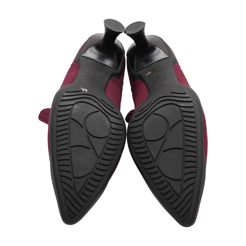 Burgundy Ankle Boots - Image 3
