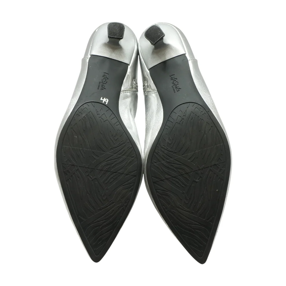 Silver Ankle Boots - Image 3