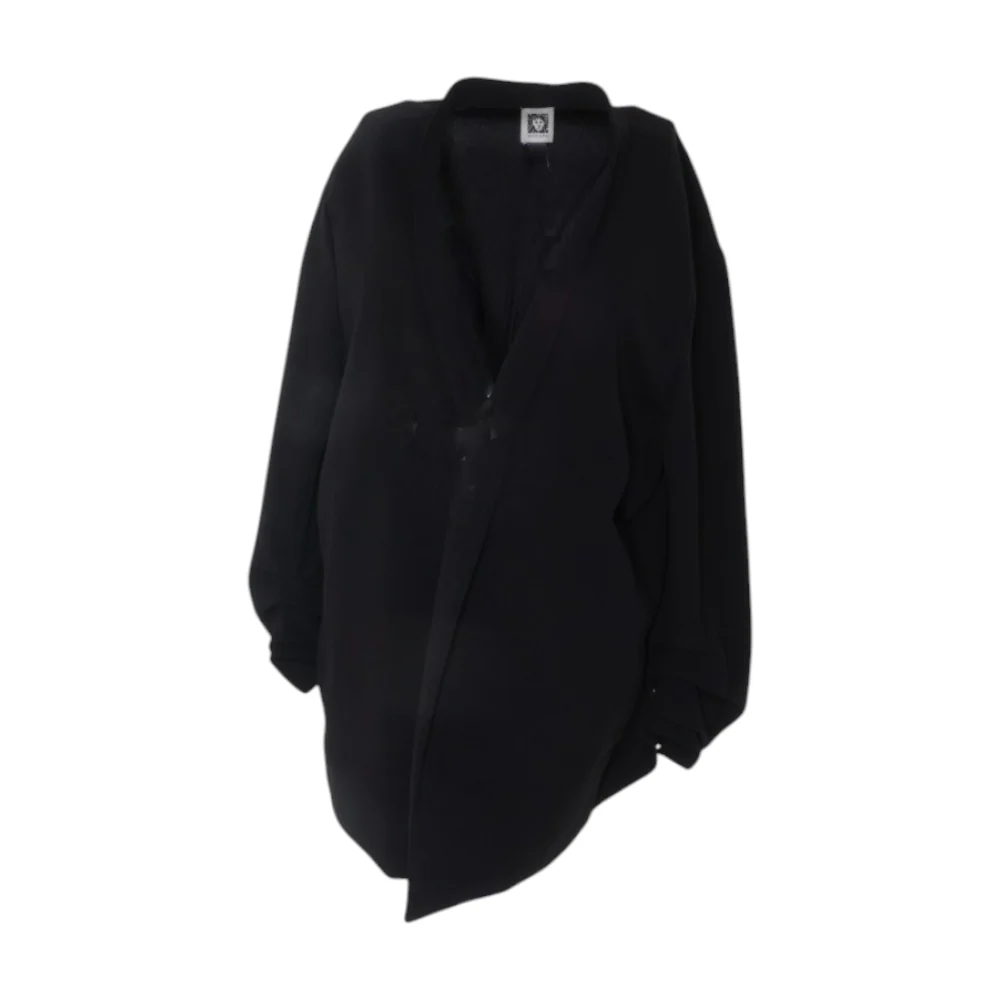Black Solid Blazer