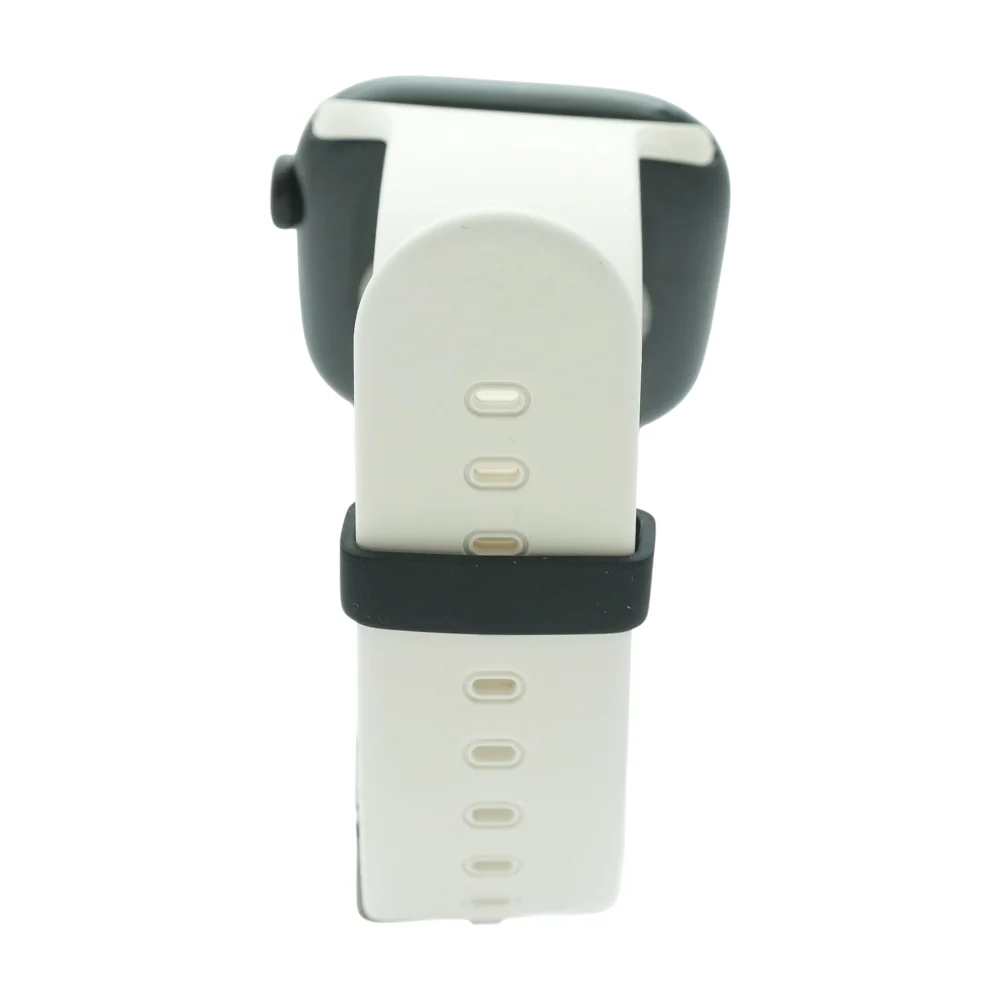 46mm Series 10 Black Smartwatch White Band M/L - Image 2