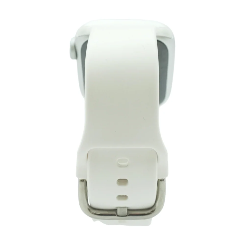 41mm Series 8 Silver Smartwatch White Band S/M - Image 2