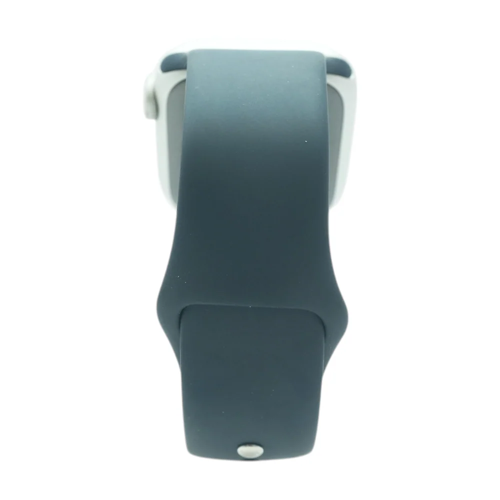 41mm Series 9 Silver Smartwatch Blue Band S/M - Image 2