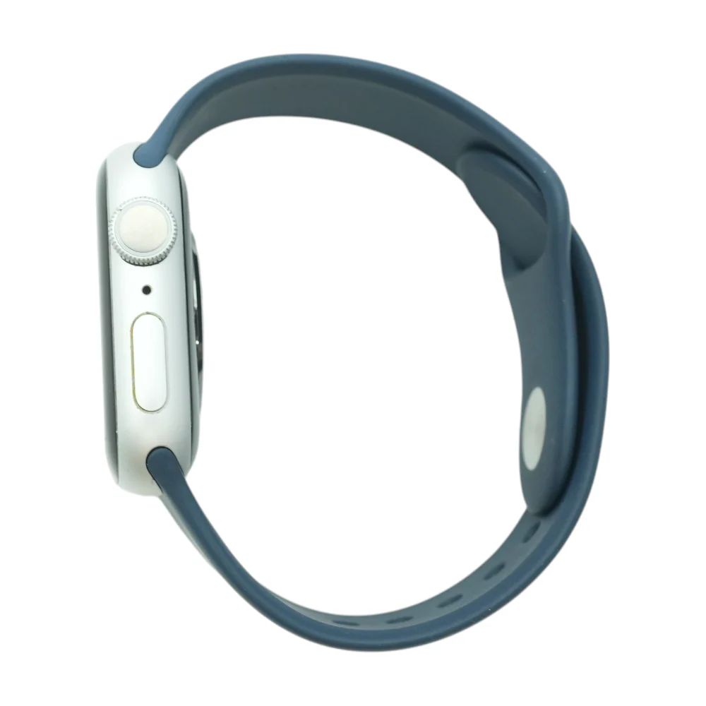 41mm Series 9 Silver Smartwatch Blue Band S/M - Image 3