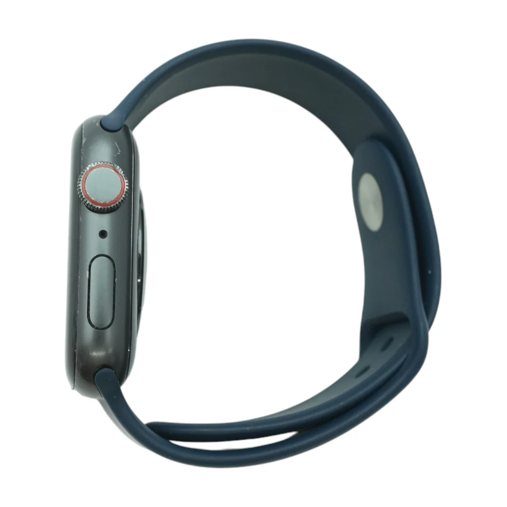 44mm Series SE Space Gray Smartwatch Blue Band M/L - Image 3