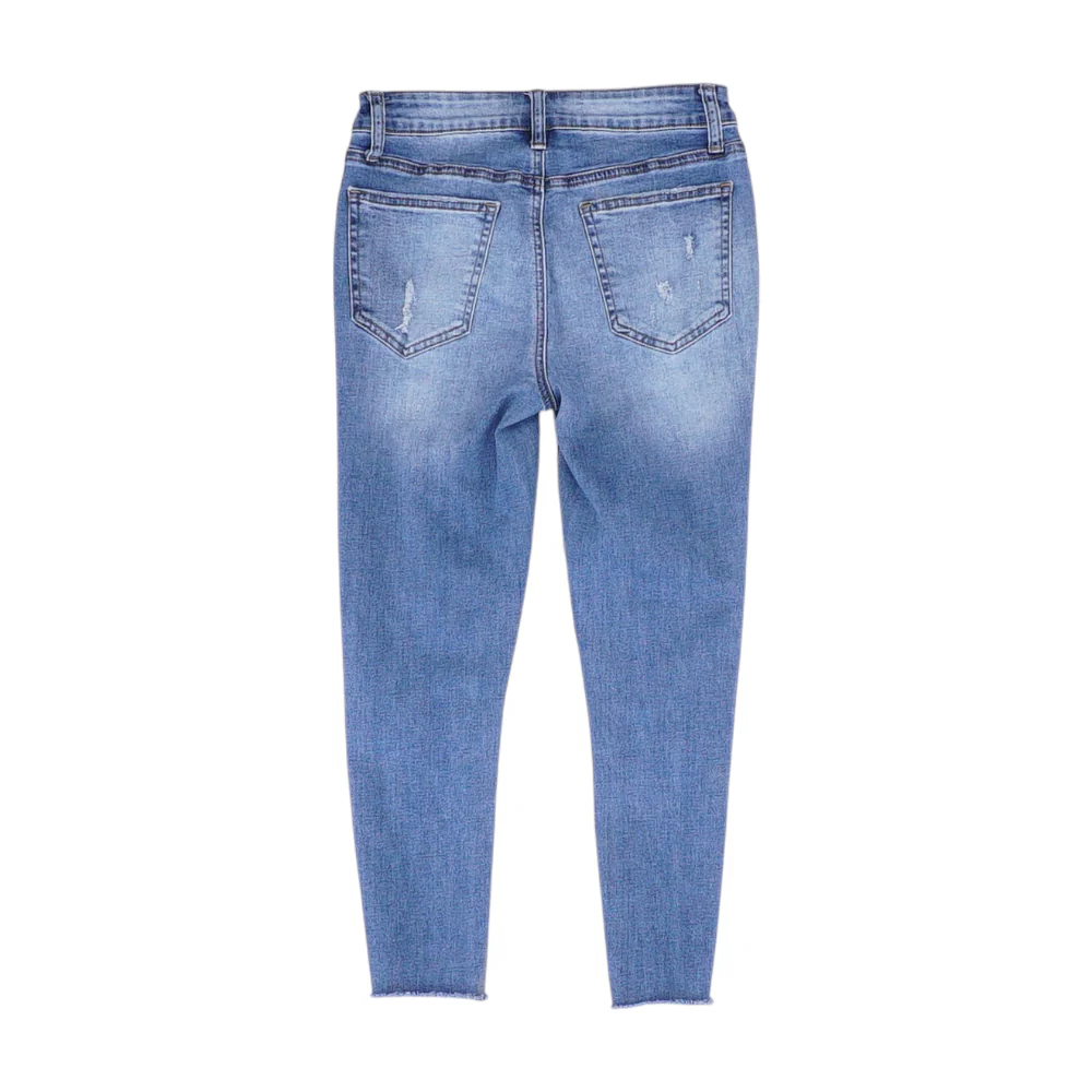Blue Solid Jeans - Image 2