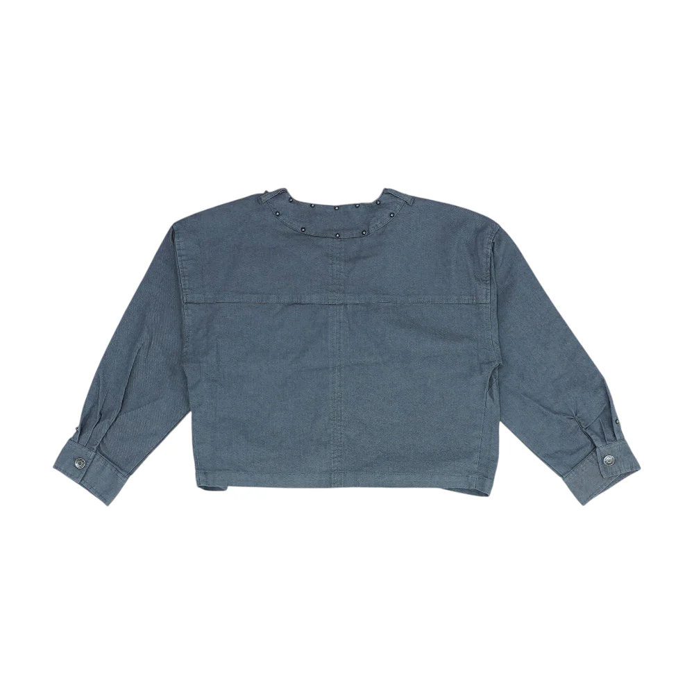 Gray Solid Blazer - Image 2