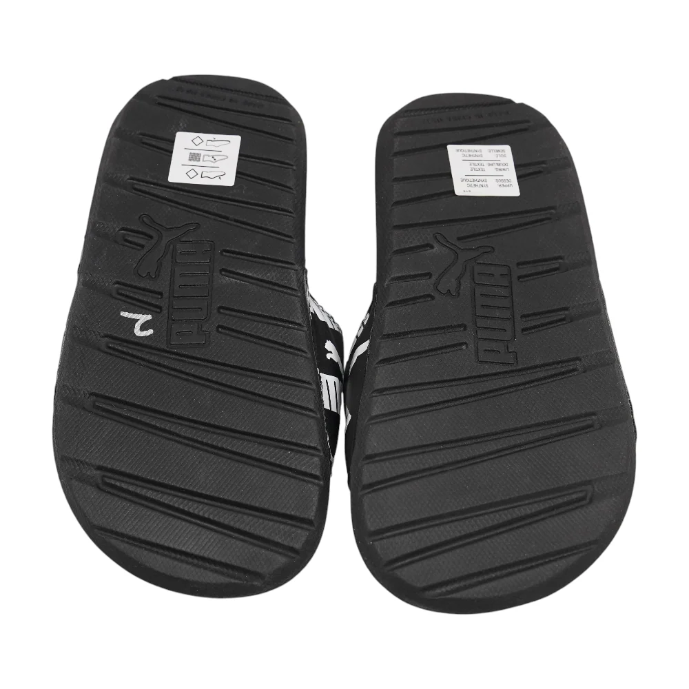 Black Athletic Slides Shoes - Image 3