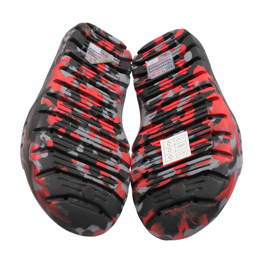Red Athletic Slides Shoes - Image 3