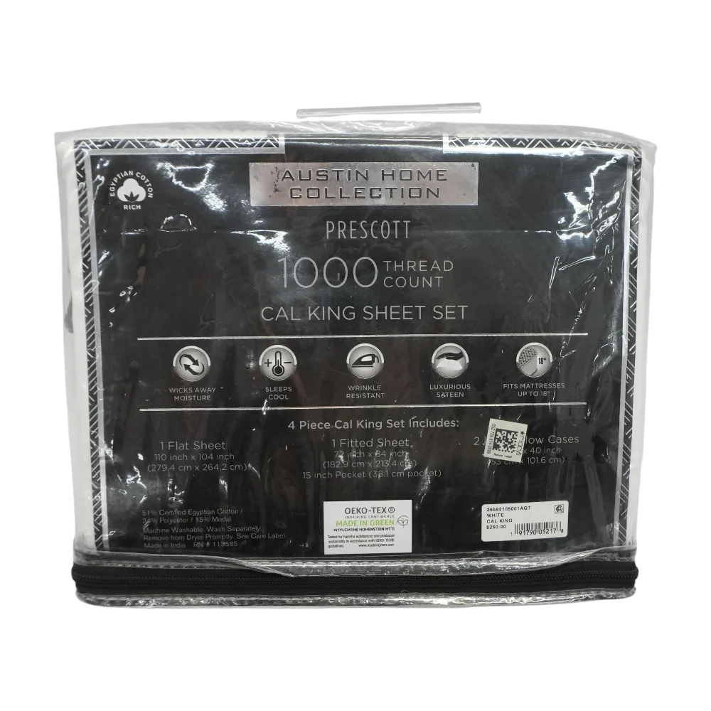 1000 Thread Count Cal King Sheet Set - Image 2