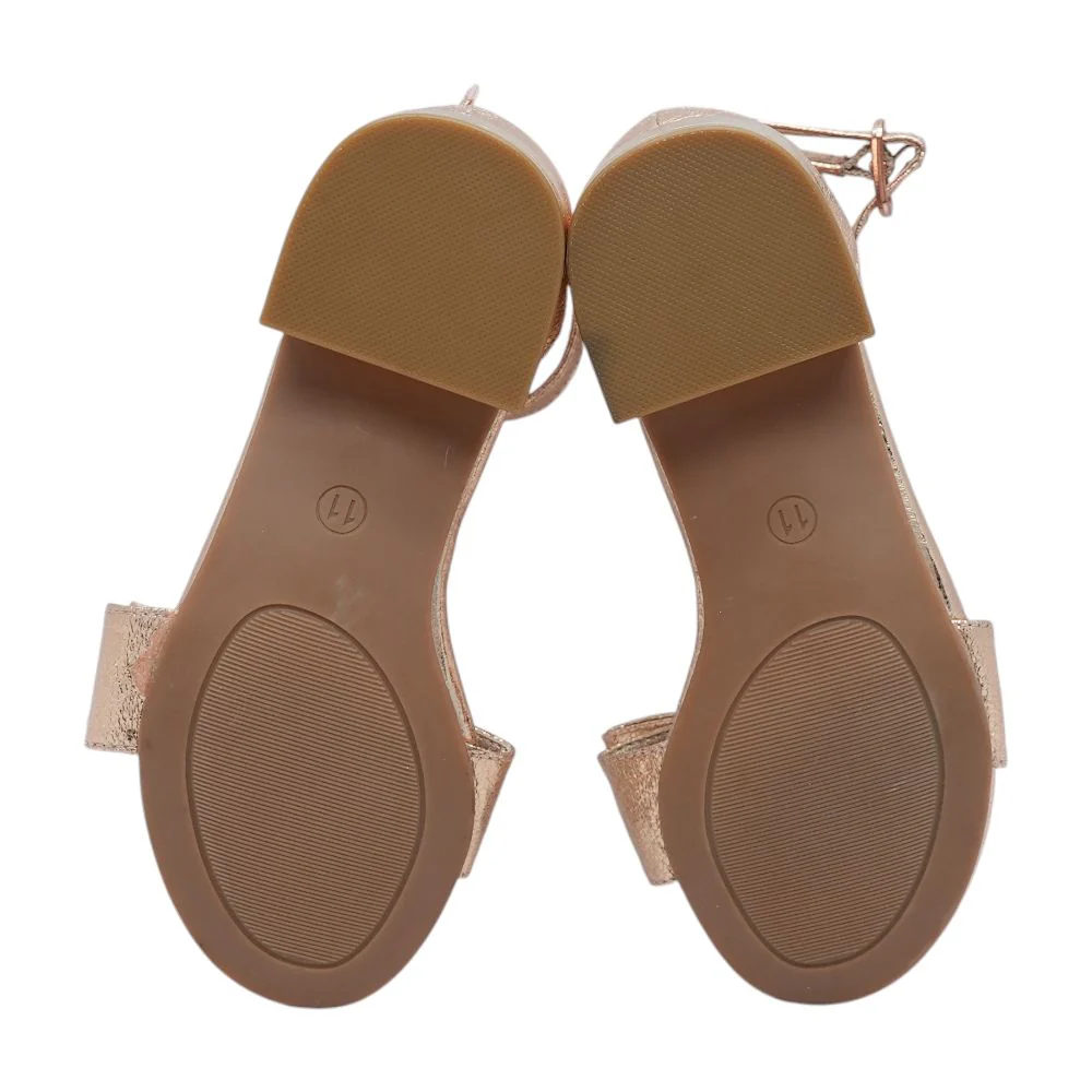 Ava Dress Gold Sandals - Image 3