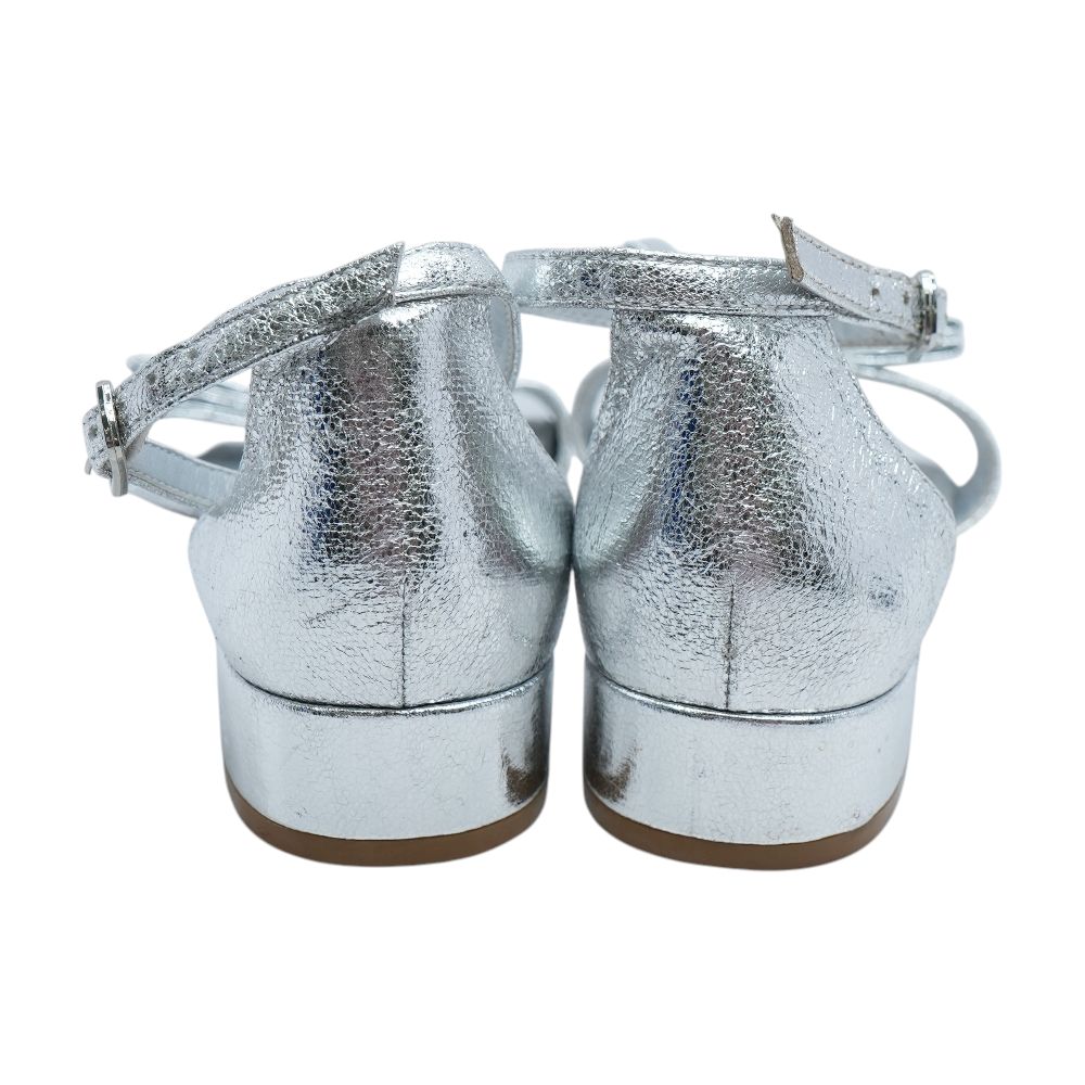 Ava Dress Silver Sandals - Image 2