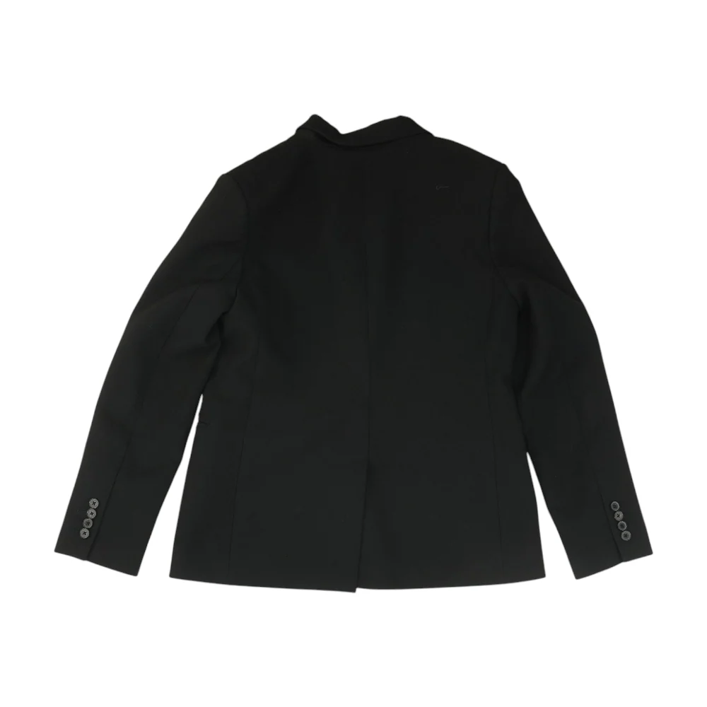 Black Solid Blazer - Image 2