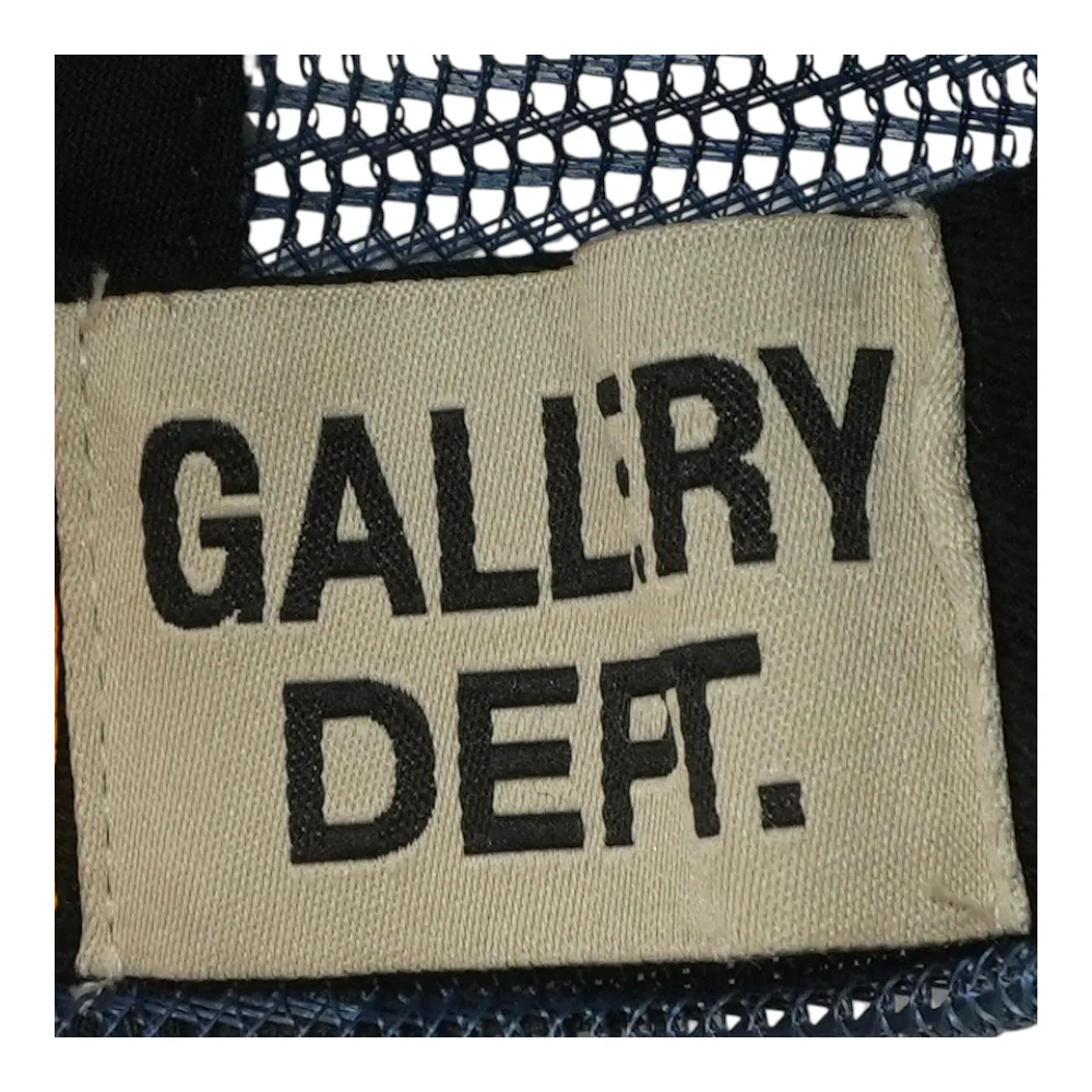 Navy French Logo Trucker Hat - Image 3