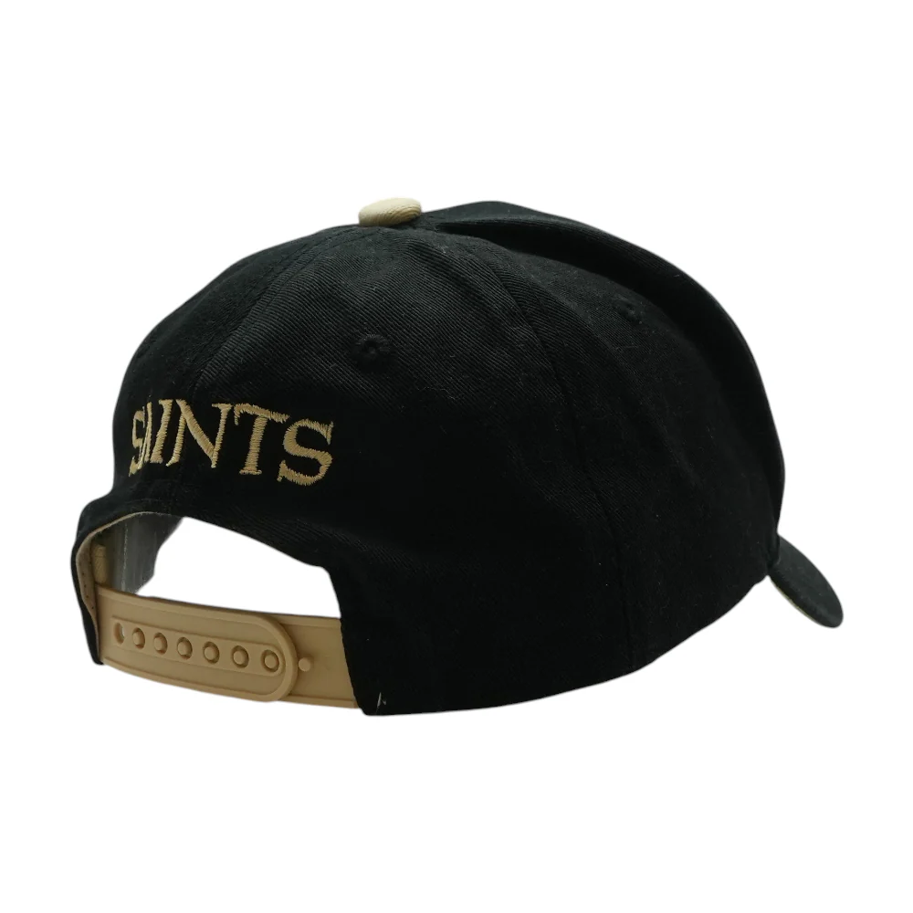 Black New Orleans Saints Ballcap Hat - Image 2