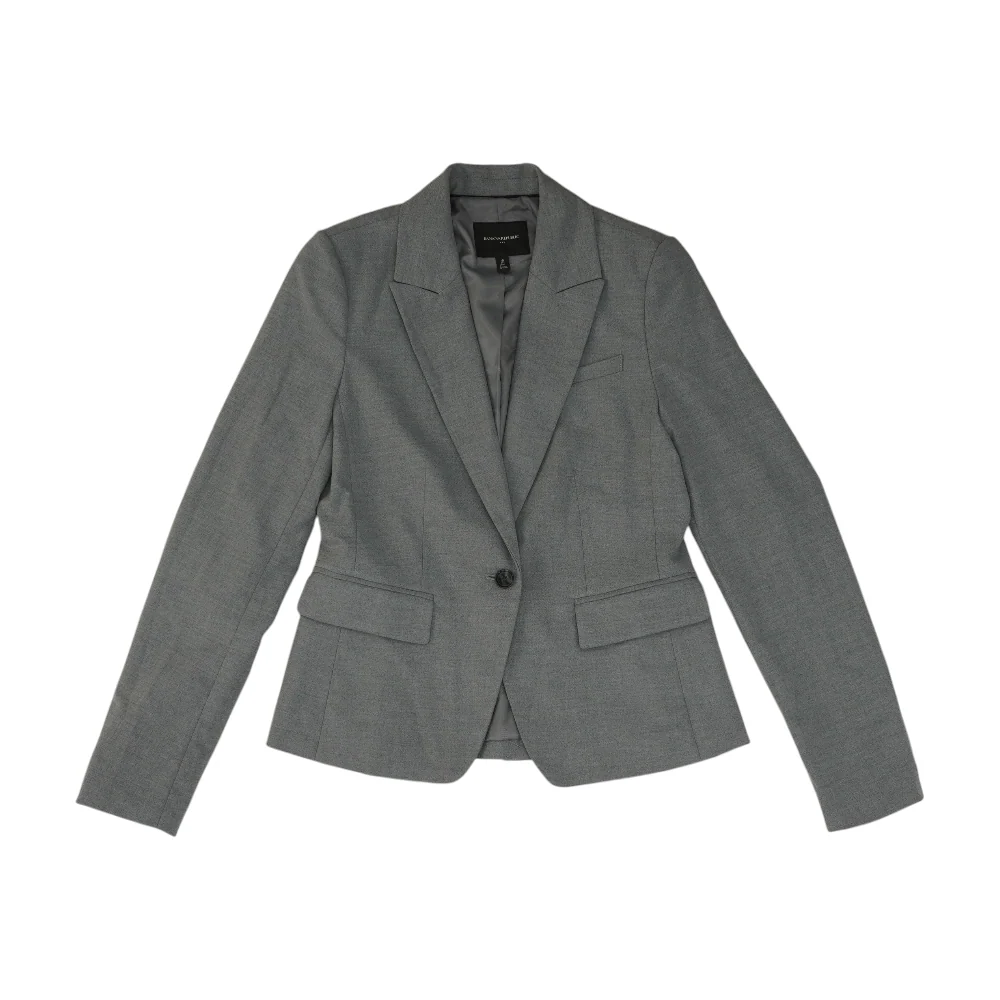 Gray Tall Solid Blazer