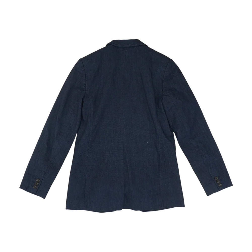 Navy Solid Blazer - Image 2