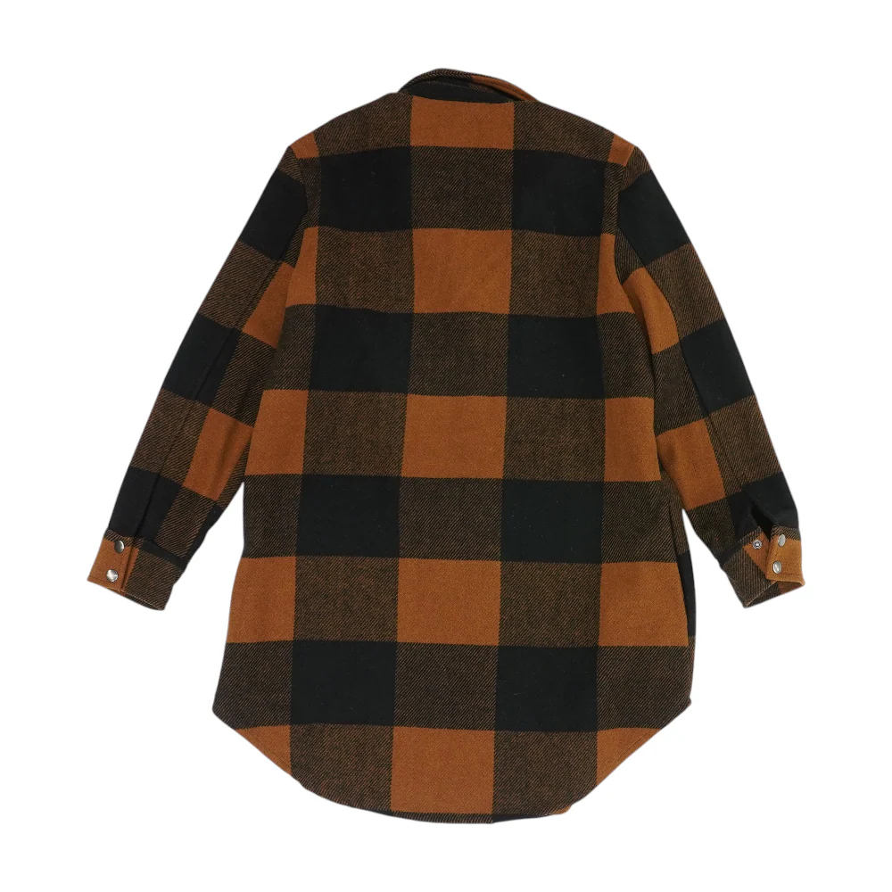 Brown Check Dress - Image 2