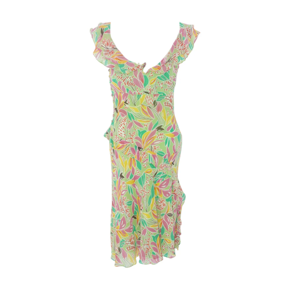 Green Graphic Midi Dress - Image 2