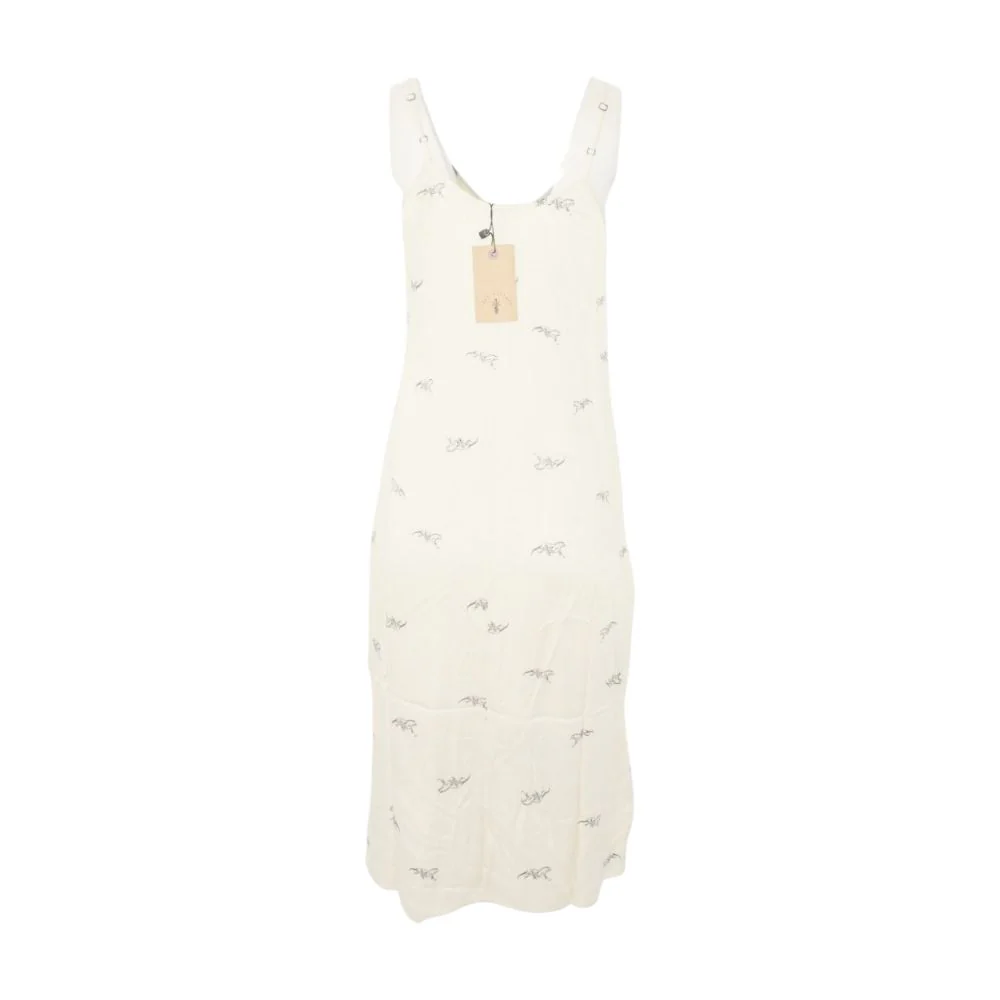 Beige Animal Midi Dress - Image 2