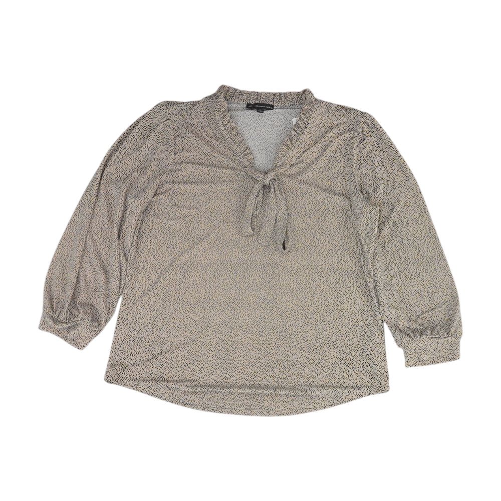 Beige Animal Print Blouse
