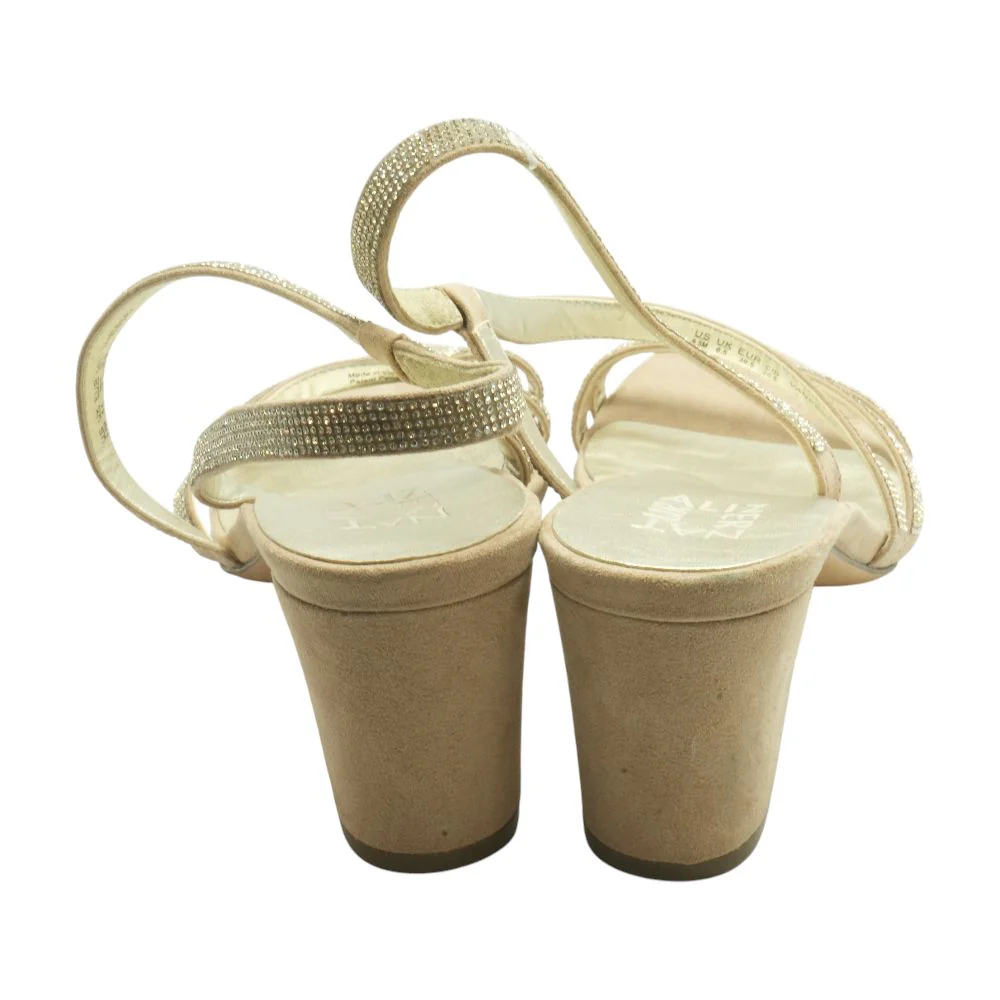Beige Block Heels - Image 2
