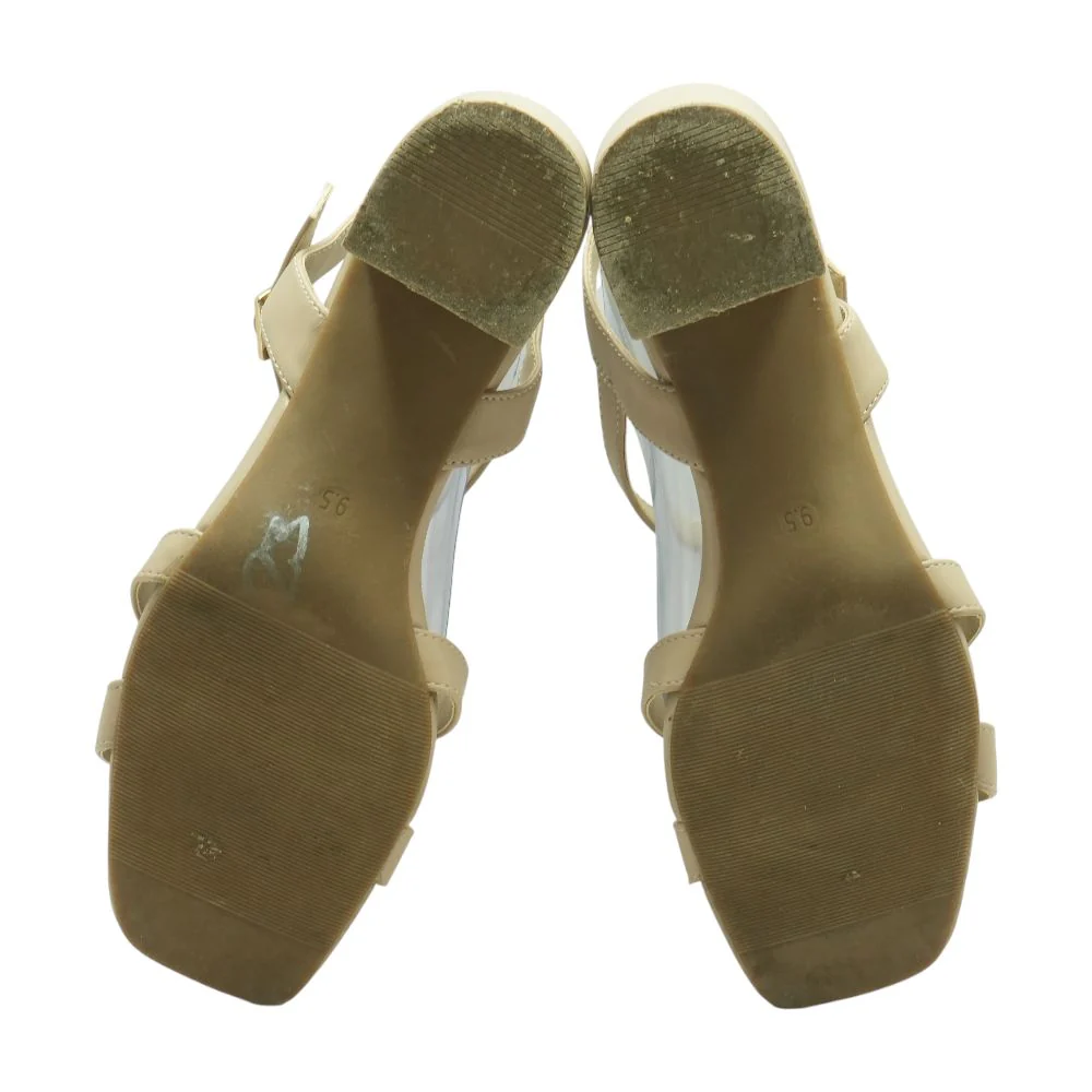 Beige Block Heels - Image 3