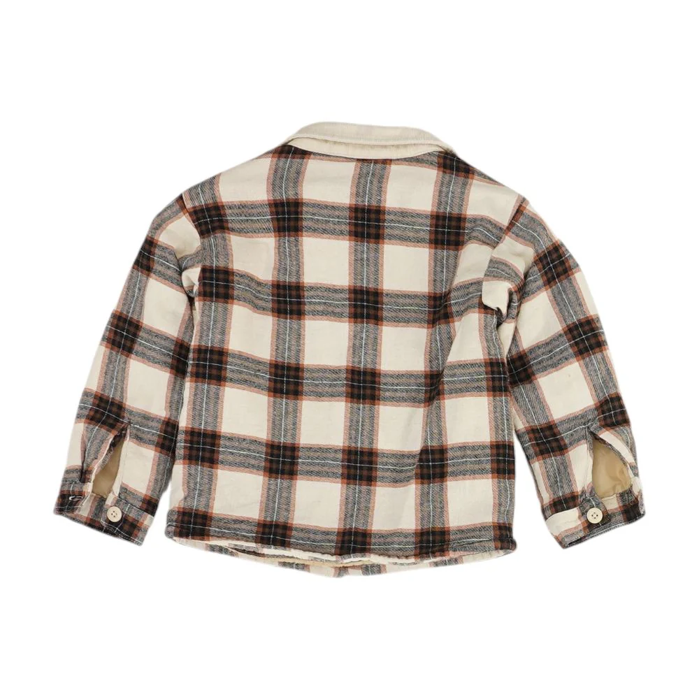 Beige Check Lightweight Jacket - Image 2