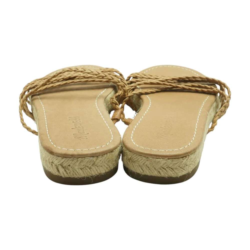 Beige Flat Sandals - Image 2