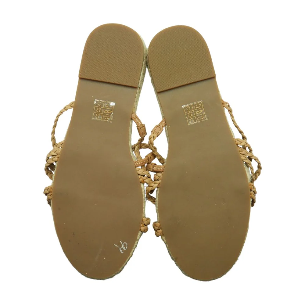 Beige Flat Sandals - Image 3