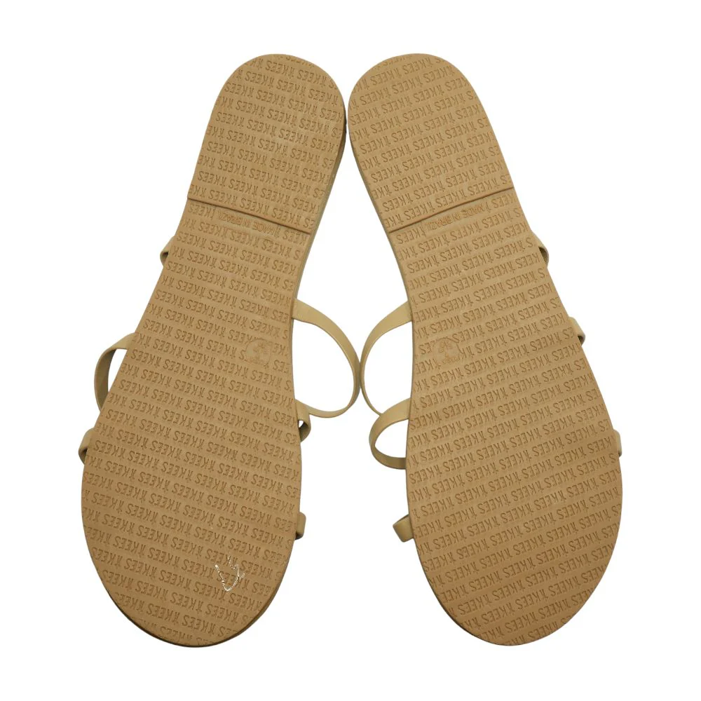 Beige Flat Sandals - Image 3