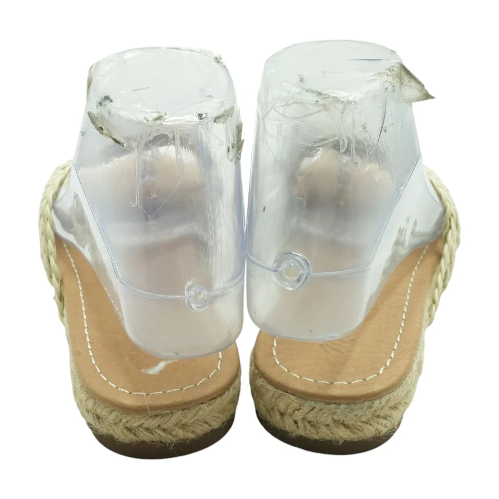 Beige Flat Sandals - Image 2