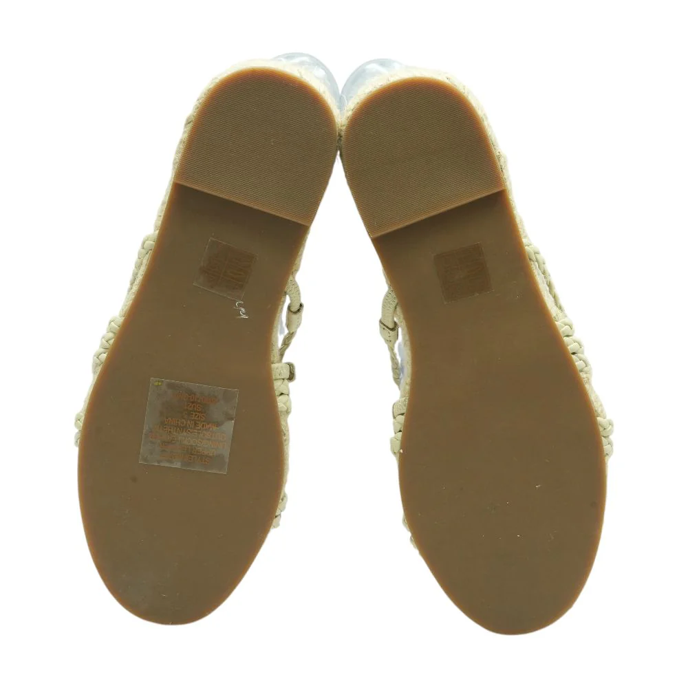 Beige Flat Sandals - Image 3