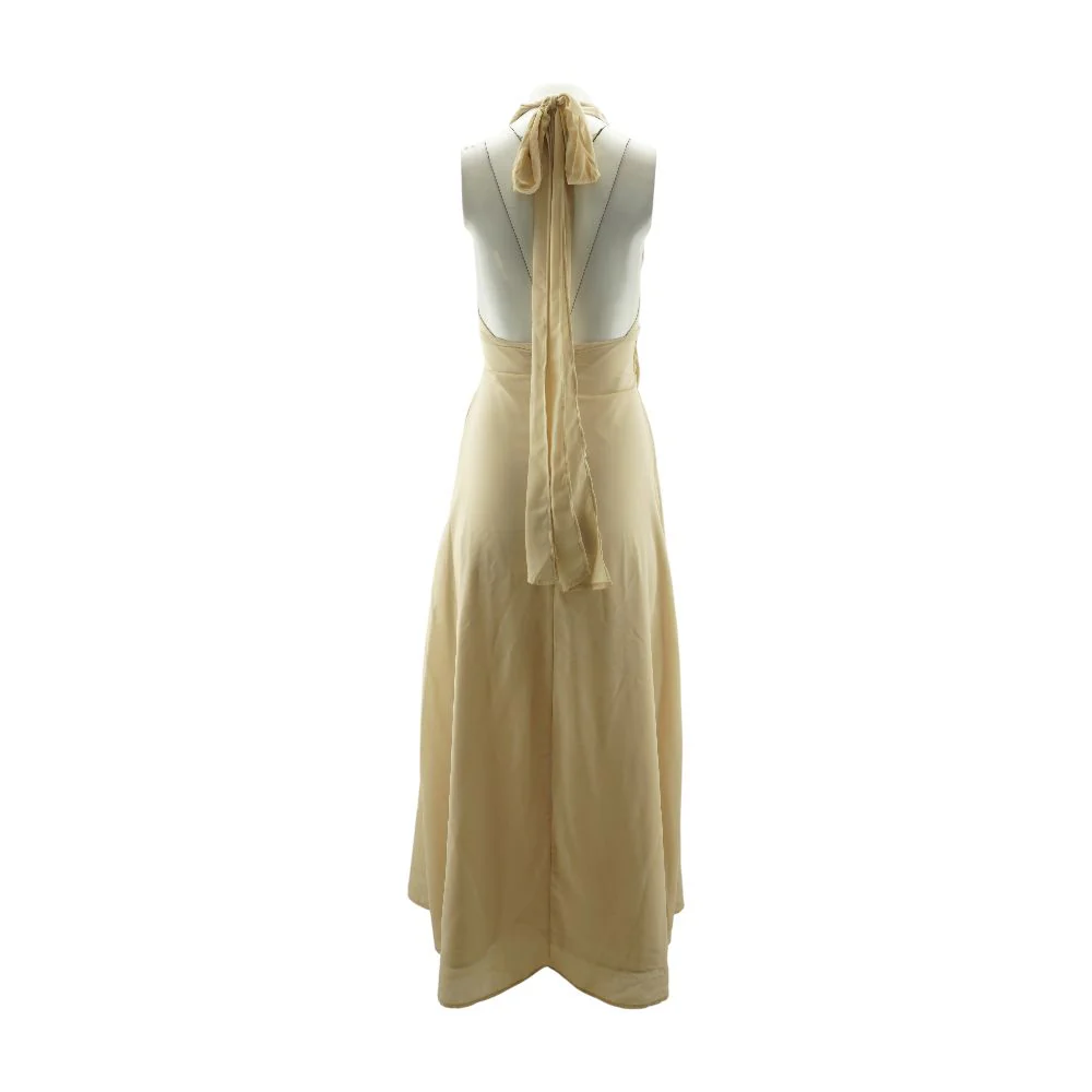 Beige Formal Maxi Dress - Image 2