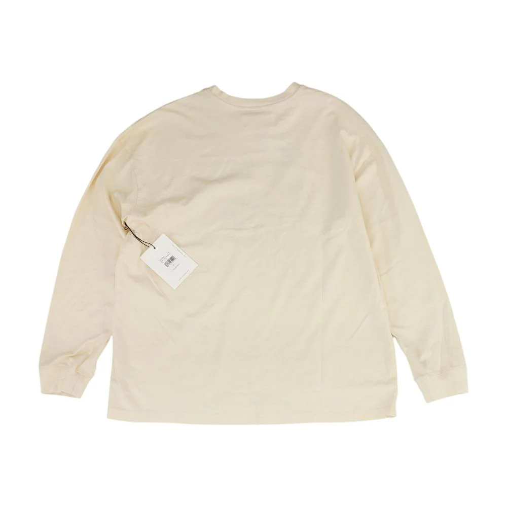 Beige Graphic Crewneck T-Shirt - Image 2