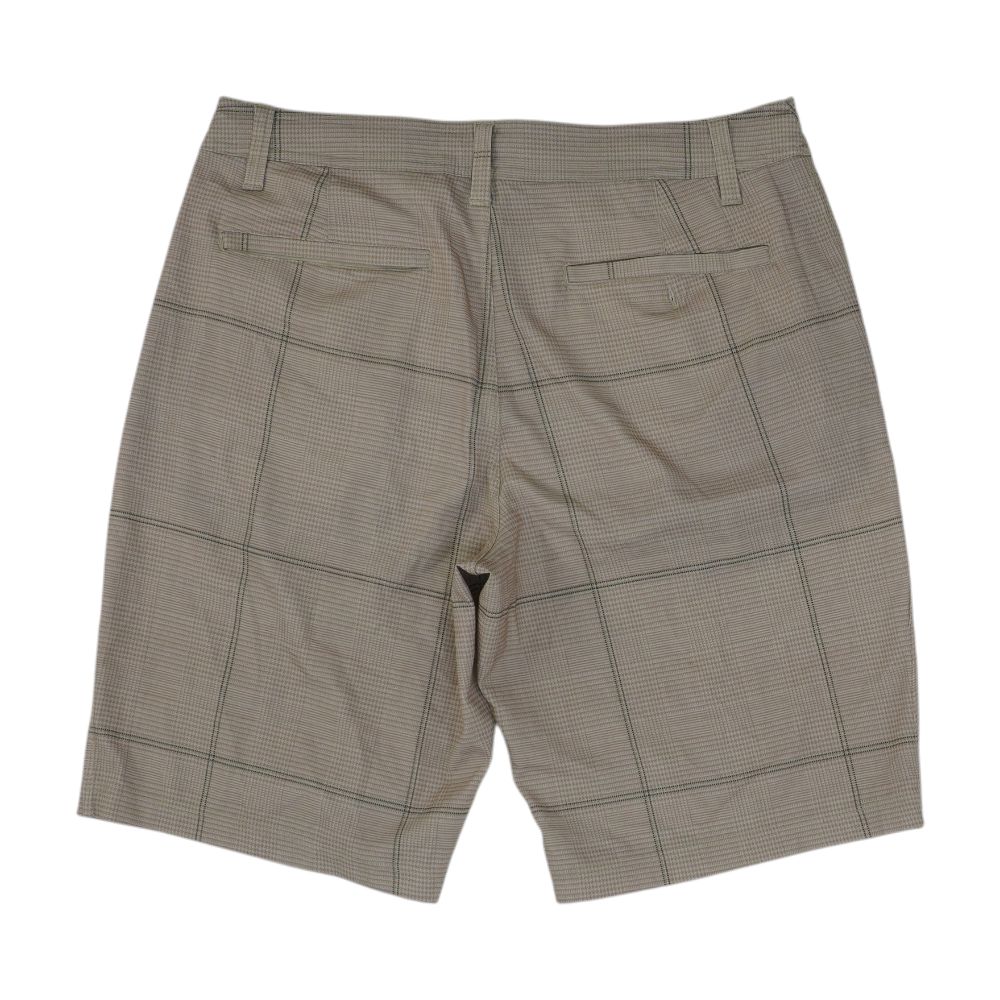 Beige Houndstooth Chino Shorts - Image 2
