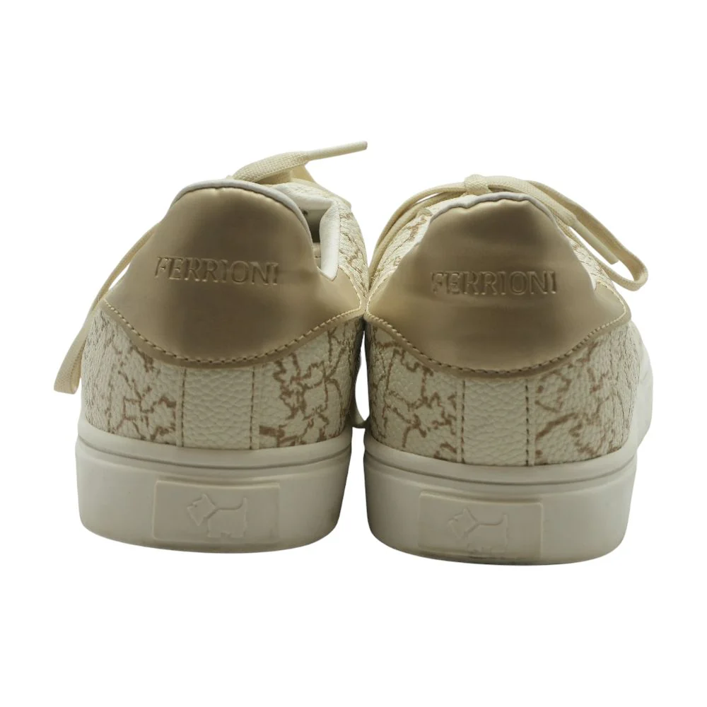 Beige Low Top Athletic Shoes - Image 2