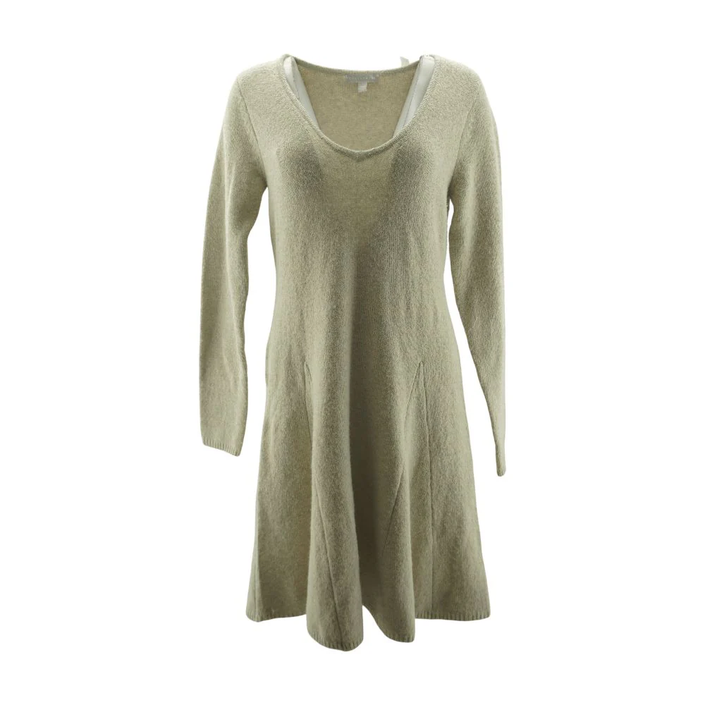 Beige Midi Dress