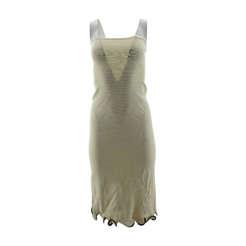 Beige Mini Dress