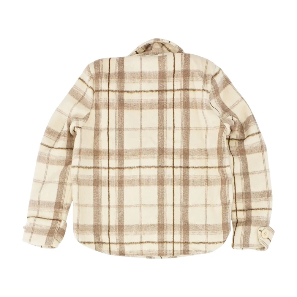Beige Plaid Jacket - Image 2