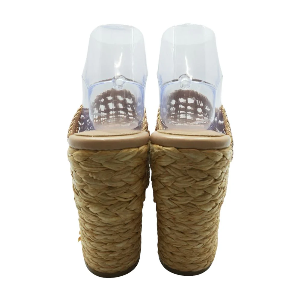 Beige Platform Heels - Image 2